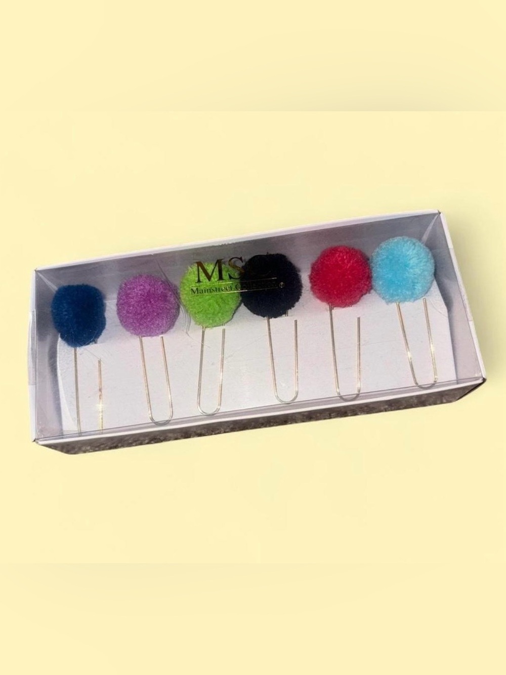 MSC Mainstream Collections Pom Pom Paperclips - NEW IN BOX 📦 - Picture 3 of 5